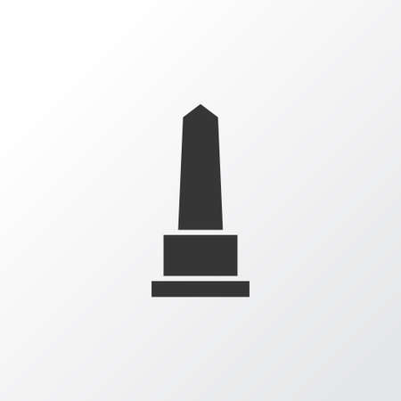 Monument Icon Symbol. Premium Quality Isolated Landmark Element In Trendy Style.のイラスト素材