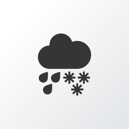 Hail Icon Symbol. Premium Quality Isolated Drizzle Element In Trendy Style.のイラスト素材