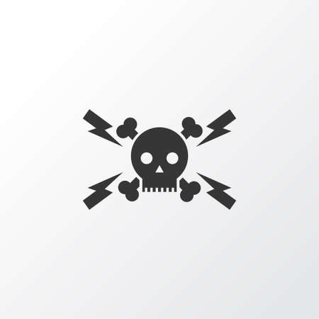 High Voltage Icon Symbol. Premium Quality Isolated Electrical Element In Trendy Style.のイラスト素材
