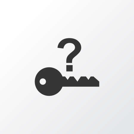 Not key icon symbolのイラスト素材