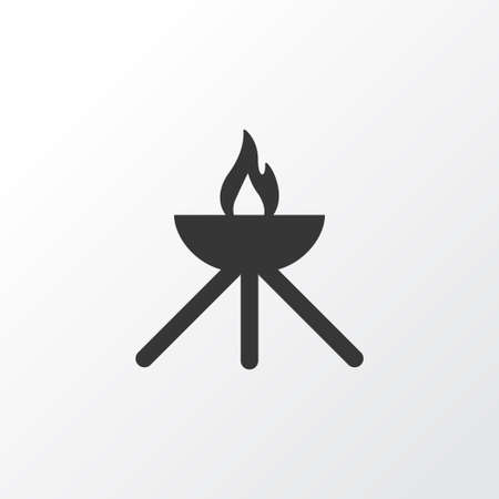 Grill icon symbol. Premium quality isolated barbecue element in trendy style.の写真素材
