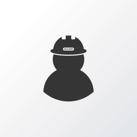 Foreman icon symbol. Premium quality isolated builder element in trendy style.の写真素材