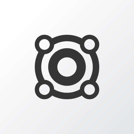 Loudspeaker icon symbol. Premium quality isolated speaker element in trendy style.の写真素材