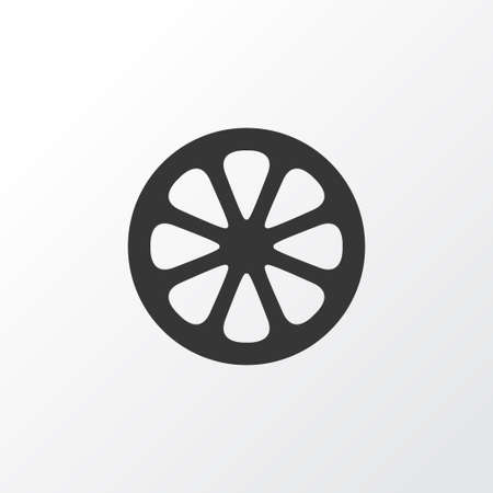 Mandarin icon symbol. Premium quality isolated orange element in trendy style.の写真素材