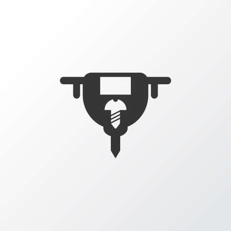 Auger icon symbol. Premium quality isolated boer element in trendy style.のイラスト素材
