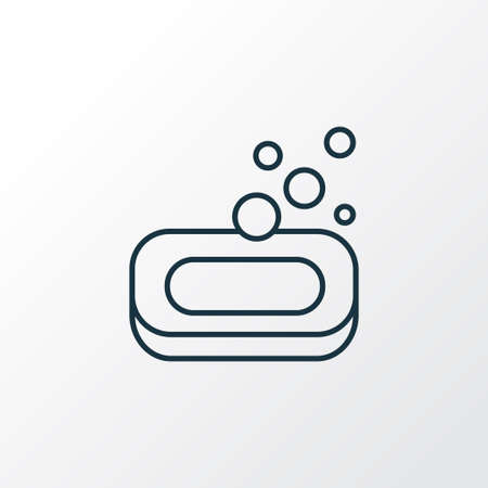 Soap icon line symbol. Premium quality isolated hygiene element in trendy style.のイラスト素材