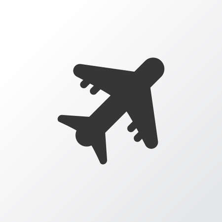 Aircraft icon symbol. Premium quality isolated airplane element in trendy style.の写真素材