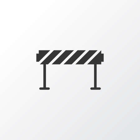Barrage icon symbol. Premium quality isolated barrier element in trendy style.の写真素材