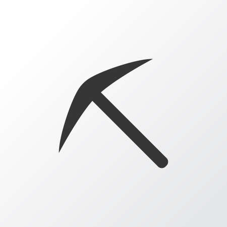 Pick icon symbol. Premium quality isolated pickax element in trendy style.の写真素材