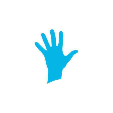 Palm icon colored symbol. Premium quality isolated hand element in trendy style.の写真素材