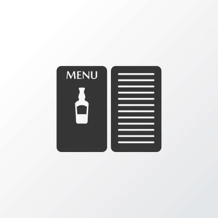 Pub book icon symbol. Premium quality isolated drink menu element in trendy style.の写真素材