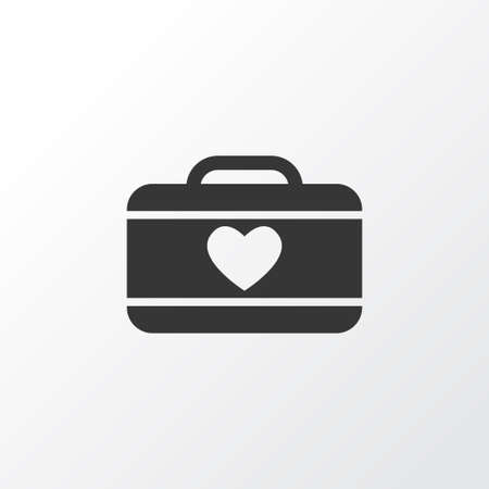 Suitcase female icon symbol. Premium quality isolated portfolio element in trendy style.の写真素材