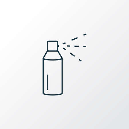 Spray icon line symbol. Premium quality isolated aerosol element in trendy style.のイラスト素材