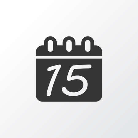 Calendar icon symbol. Premium quality isolated date element in trendy style.のイラスト素材