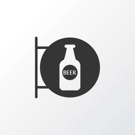 Beer sign icon symbol. Premium quality isolated placard element in trendy style.の写真素材
