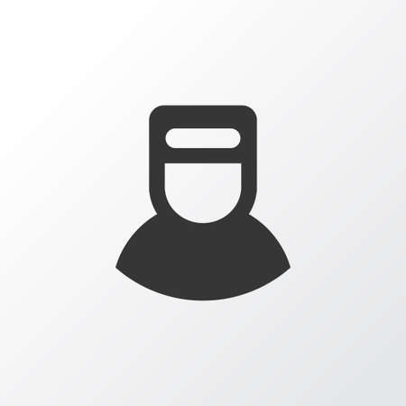 Welder icon symbol. Premium quality isolated welding element in trendy style.の写真素材