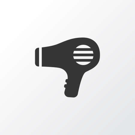 Hairdryer icon symbol. Premium quality isolated blowdryer element in trendy style.のイラスト素材