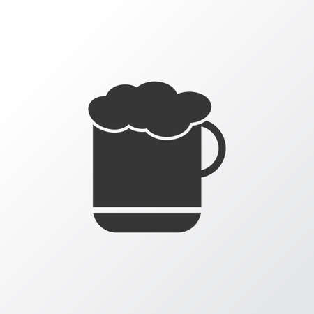 Beer icon symbol. Premium quality isolated mug element in trendy style.のイラスト素材