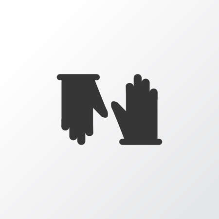 Gloves icon symbol. Premium quality isolated latex element in trendy style.の写真素材