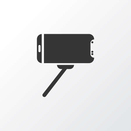 Selfie stick icon symbol. Premium quality isolated monopod element in trendy style.のイラスト素材