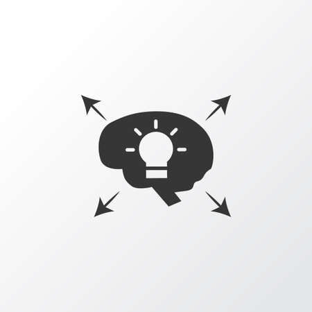 Different ideas icon symbol. Premium quality isolated bright idea element in trendy style.のイラスト素材