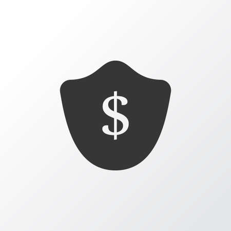 Protection icon symbol. Premium quality isolated shield element in trendy style.の写真素材