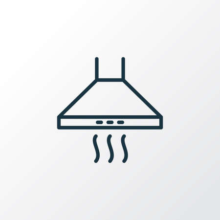 Kitchen hood icon line symbol. Premium quality isolated extractor element in trendy style.のイラスト素材