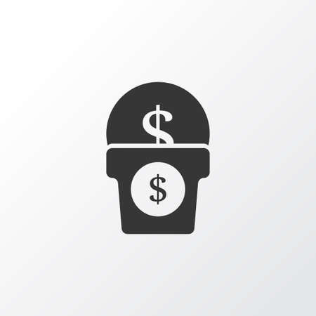 Money growth icon symbol. Premium quality isolated finance element in trendy style.の写真素材