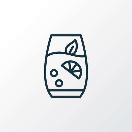 Lemonade icon line symbol. Premium quality isolated juice element in trendy style.のイラスト素材