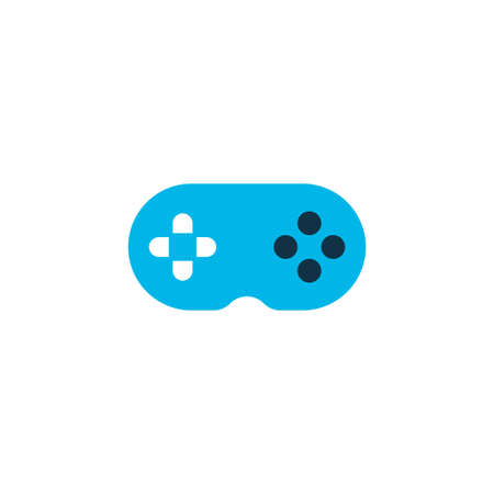 Joystick icon colored symbol. Premium quality isolated gamepad element in trendy style.のイラスト素材