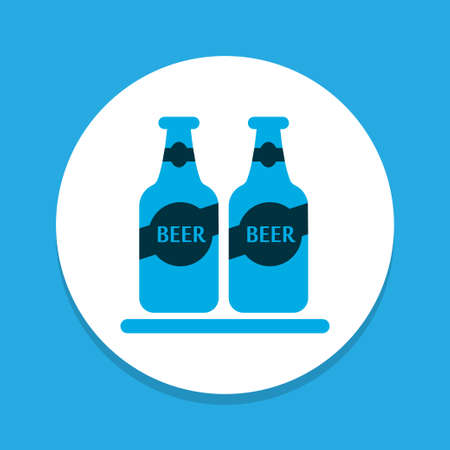Ale icon colored symbol. Premium quality isolated beer element in trendy style.のイラスト素材