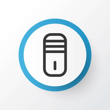 Processor icon symbol. Premium quality isolated mainframe element in trendy style.のイラスト素材
