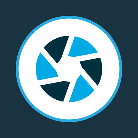 Shutter colored symbol.の写真素材