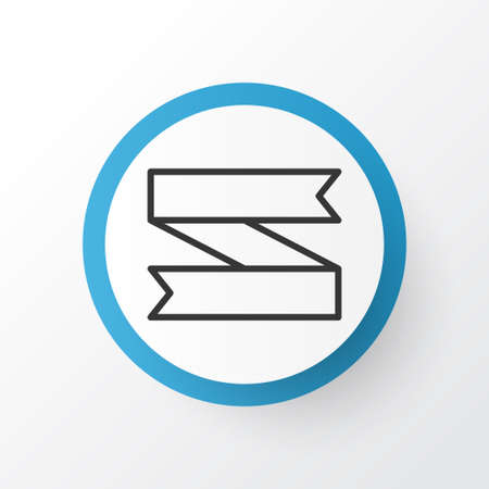 Ribbon banner icon symbol. Premium quality isolated blank ribbon element in trendy style.のイラスト素材