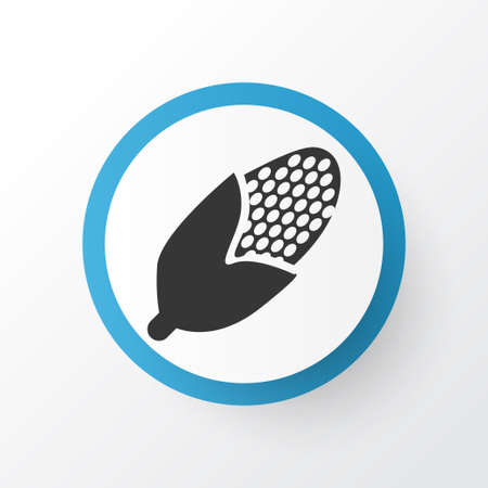 Maize icon symbol. Premium quality isolated corn element in trendy style.の写真素材