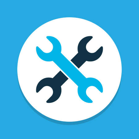 Set of keys icon colored symbol. Premium quality isolated wrench element in trendy style.のイラスト素材