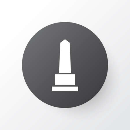 Monument icon symbol. Premium quality isolated landmark element in trendy style.のイラスト素材