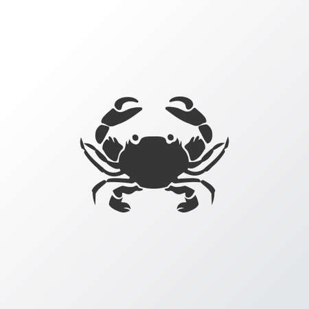 Crab icon symbol. Premium quality isolated cancer element in trendy style.のイラスト素材