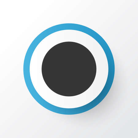 Record icon symbol. Premium quality isolated circle element in trendy style.のイラスト素材