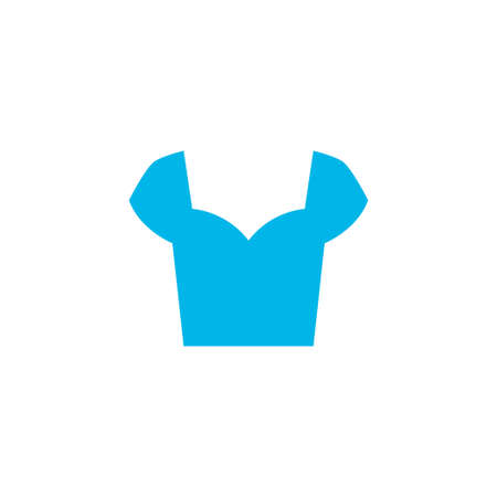 Blouse icon colored symbol. Premium quality isolated shirt element in trendy style.の写真素材