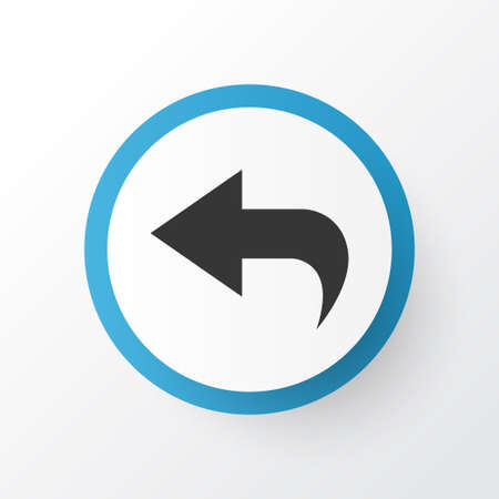 Undo icon symbol. Premium quality isolated return element in trendy style.のイラスト素材