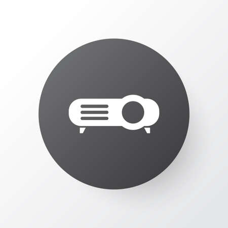 Projector icon symbol. Premium quality isolated presentation element in trendy style.のイラスト素材
