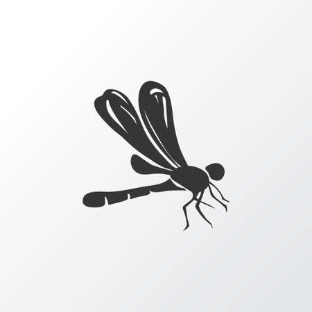 Dragonfly icon symbol. Premium quality isolated damselfly element in trendy style.のイラスト素材