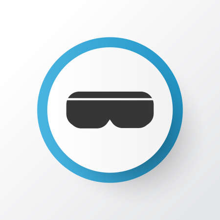 Vr spectacles icon symbol. Premium quality isolated 3d glasses element in trendy style.のイラスト素材