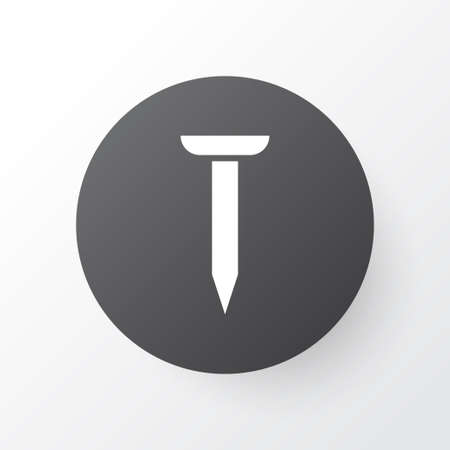 Nail icon symbol. Premium quality isolated bolt element in trendy style.のイラスト素材