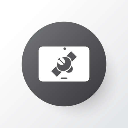 Tablet connection icon symbol. Premium quality isolated technology element in trendy style.のイラスト素材