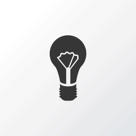Lightbulb icon symbol. Premium quality isolated energy element in trendy style.のイラスト素材