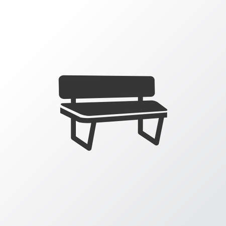Bench icon symbol. Premium quality isolated park element in trendy style.のイラスト素材