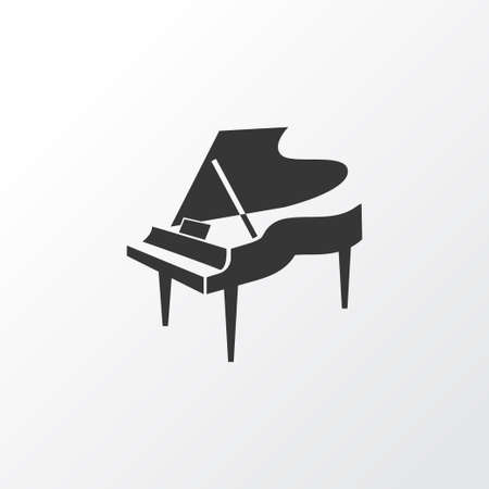 Grand piano icon symbol. Premium quality isolated pianoforte element in trendy style.のイラスト素材