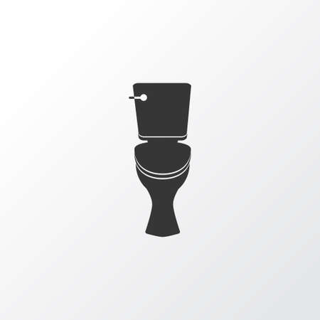 Toilet icon symbol. Premium quality isolated bidet element in trendy style.のイラスト素材